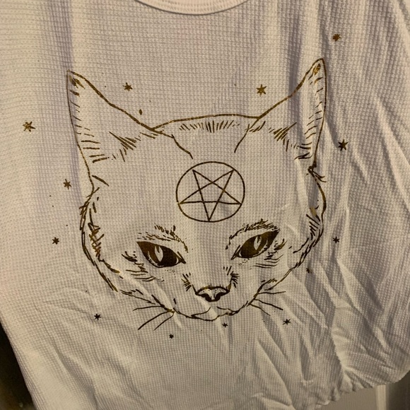 Wildfox pentagram cat top - Picture 2 of 3